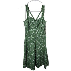 Nine Britton Women's Green Floral Dress NWT XSP